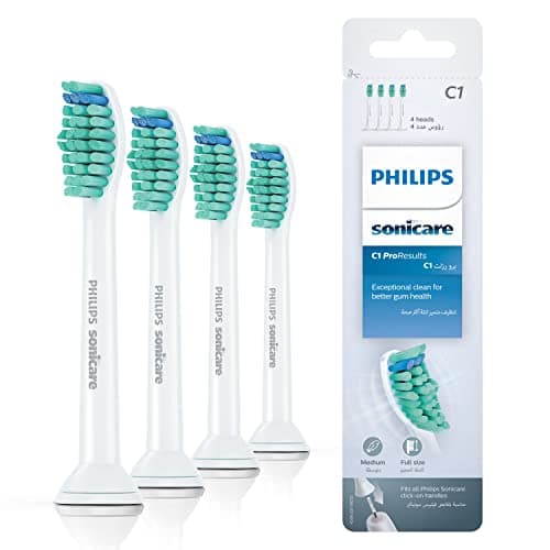 Image of Philips Sonicare Original ProResults Standard Sonic Toothbrush Heads - 4 Pack in White (Model HX6014/07)