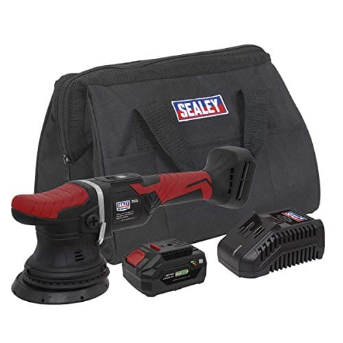 Image of Sealey CP20VOPKIT 20V Ø125mm Cordless Orbital Polisher Kit