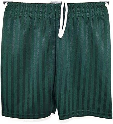 Image of reshmena® Mens Football Shorts Sportswear Athletic Shorts Men Womens Teenager Running Gym Sports Fitness Shadow Stripe Lightweight Breathable Sports Shorts Size M Green