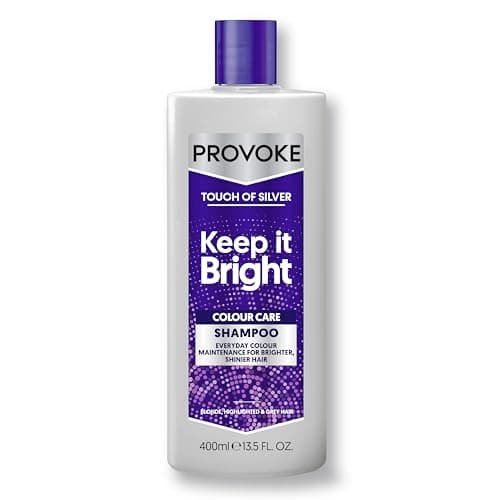 Image of PROVOKE Touch Of Silver Colour Care Shampoo 400 ml , Daily Colour Protect Shampoo, Prolongs Colour and Adds Shine