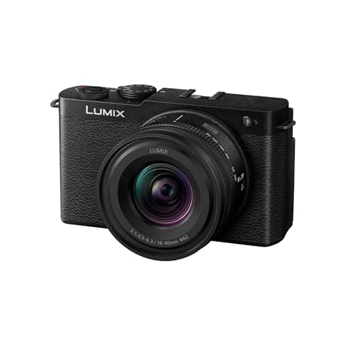 Image of Panasonic Lumix DC-S9NE-K Full Frame Open Door Vlogging Mirrorless Camera, 24.2MP, 6K/4K Video, PDAF 779 Points, Image Stabilization, Black, S-R1840E with 18-40mm S Lens