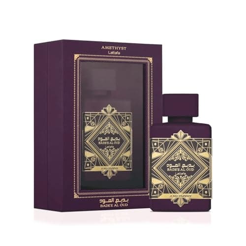 Image of Badee Al Oud Amethyst Eau de Parfum 100ml, Rose, Vanilla & Oud Luxury Unisex Fragrance