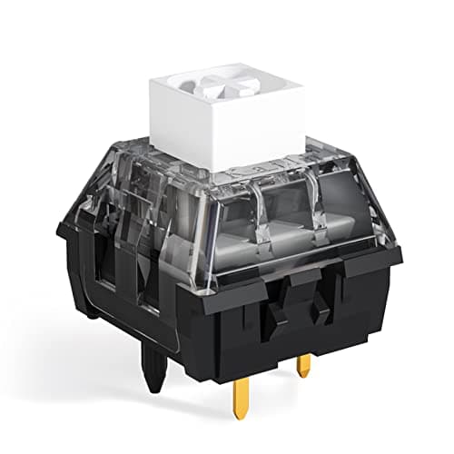 Image of Kailh Box V2 Switch White Mechanical Gaming Keyboard, Waterproof MX Lever Switch with 5 Pin Plate/RGB/SMD (White V2 Box, 90 Pieces)