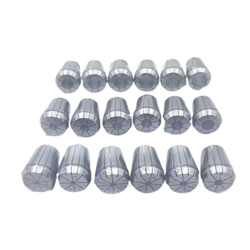 Image of CNC Collet, Spring Collet Workholding Engraving Co ER32 Collet Set 3-20mm 11 Pcs Spring Steel Silver CNC Milling Engraving(1Pcs ER32-10.0)