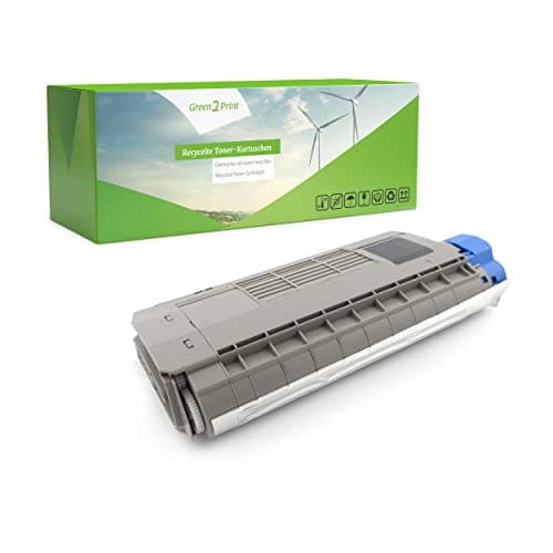 Image of Green2Print Toner black 11000 pages replaces OKI 44318620 Toner cartridge for OKI ES7411DN, ES7411
