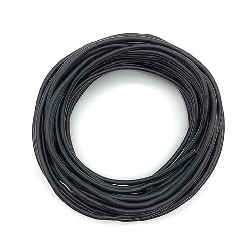 Image of shielded cable， 28AWG UL2547 Oxygen Free Copper Shielded Control Cable Audio Signal Wire 300V Multicolor Multiple Sizes(Black,2Cores x 10 meter)