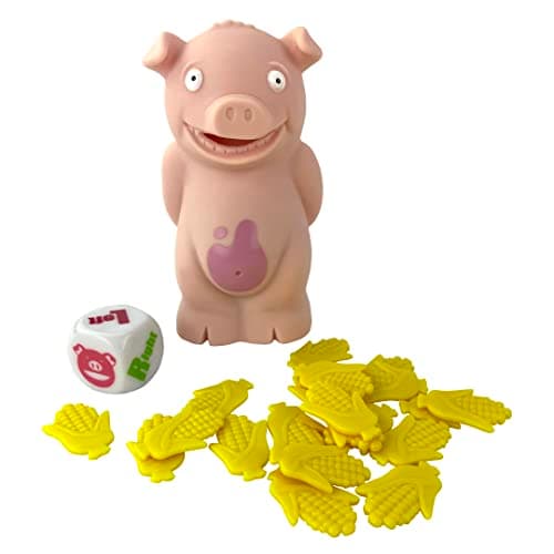 Image of PlayMonster Stinky Pig Game — Fast, Musical Active Kids Game With Funny Sounds, Roll the Dice and Pass Him Fast Before He Toots — For Kids Ages 6 and Up, White