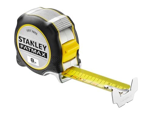 Image of STANLEY FATMAX XTREME 8m Tape Measure, Retractable, FMHT38217-0