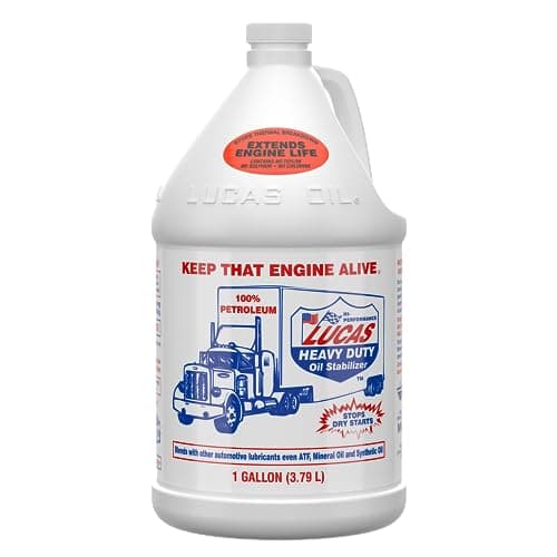 Image of Lucas Oil 10002 Heavy Duty Oil Stabilizer, 3.785 Litre, White