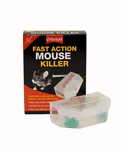Image of Rentokil Fast Action Mouse Killer 2 Pre-Baited Boxes