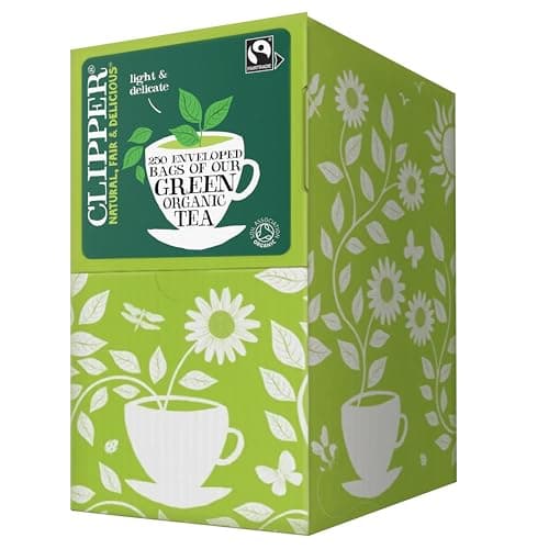 Image of Clipper Green Organic & Fairtrade {Individually Wrapped} Unbleached Tea Bags {250 - 1000} (250)