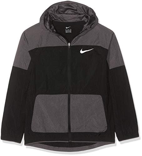 Image of Nike Kids Woven Training Jacket - Black/Thunder Grey/Thunder Grey/White, M