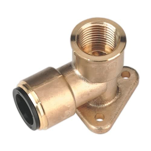 Image of Sealey CAS22BWE 22mm x 3/4"BSP Brass Wingback Elbow