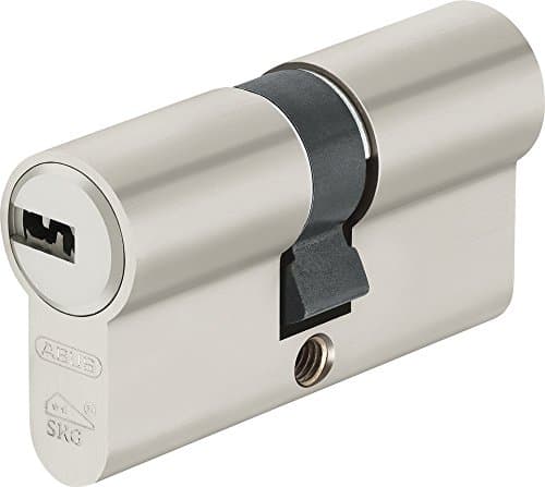 Image of ABUS 39487 Half Cylinder with Key 10 mm x 30 mm Silver