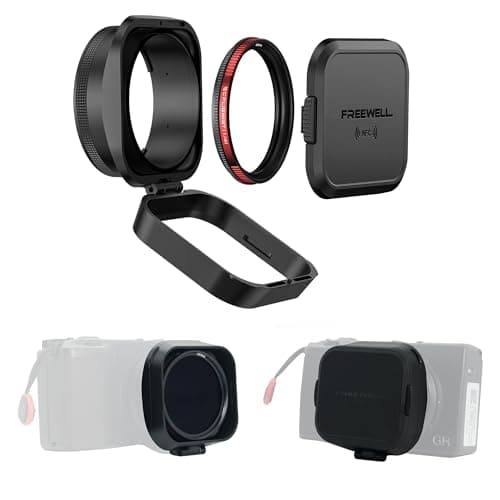 Image of Freewell the real Lens Hood for Ricoh GRIIIX GR3X – CPL/Mist Filter, Touchless Filter Operation & Flipable Design