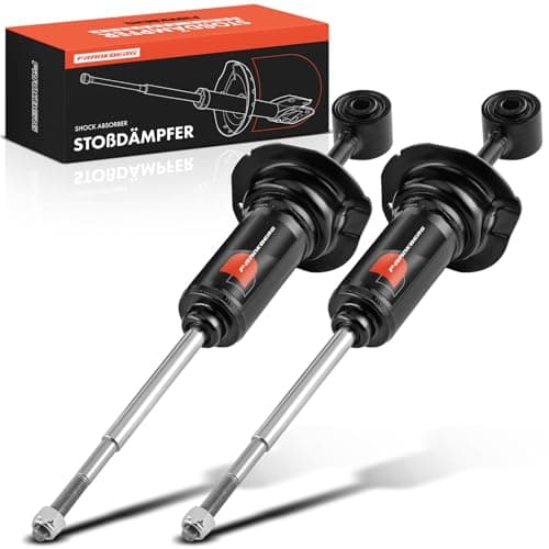 Image of Frankberg 2x Shock Absorber Strut Front Left Right 382mm Gas pressure Compatible with Pathfinder III R51 NP300 Navara D40 Replace# 56100EB39C, 341461