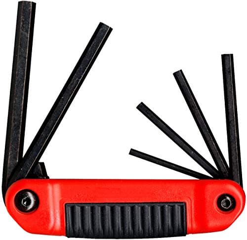 Image of EKLIND 25611 Ergo-Fold Fold-up Hex Key allen wrench - 6pc set SAE Inch Sizes 5/32-3/8