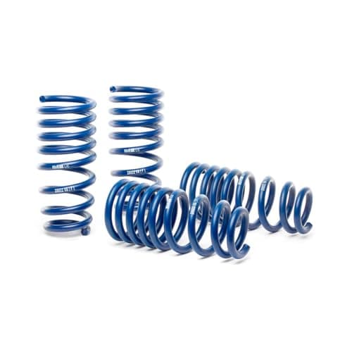 Image of H&R Lowering Springs compatible with Mercedes E-Class S214 Station wagon E200d/E220d/E300e 2023- only with Agility Control suspension FA30-35/RA20-30mm, Blue