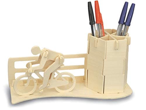 Image of Quay Racing Bike Pen Holder Woodcraft Construction Kit FSC