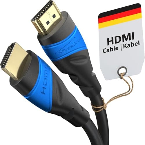 Image of KabelDirekt – 8K / 4K HDMI Cable – 5m & More HDMI Cables (0.15m–22.5m) – German-Engineered HDMI Lead – Supports 10K/8K@60Hz/4K@120Hz – HDMI Cable for HDTV, PC, PS5, Xbox, Switch