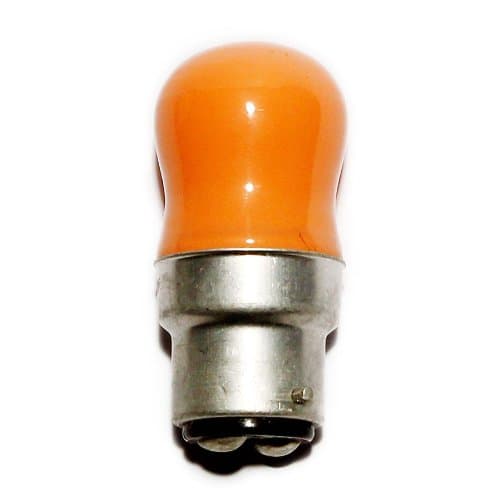 Image of Crompton 2X Pygmy 15w Amber Bayonet Cap Perfect for Sign Lamps