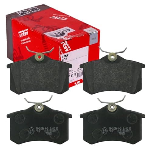 Image of TRW GDB823 Brake Pad Set of 4 for Audi A4 B7 Avant (8ED) 2004-2008 Rear Axle and other vehicles