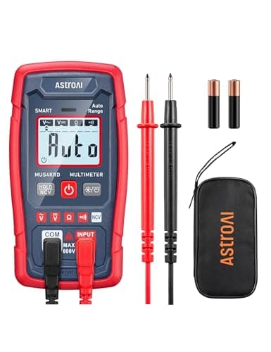 Image of AstroAI Digital Multimeter 4000 Counts Volt Meter Electrical Multimeter Tester Auto Ranging Voltage Tester with NCV Measures AC/DC Voltage, Resistance, Tests Continuity