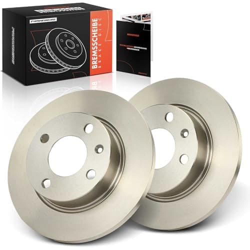 Image of Frankberg Brake Disc Set incl. 2x Discs Front Solid Ø236mm Compatible with Felicia II 6U1 Felicia I 6U1 Felicia I Estate 6U5 II Estate 6U5 Replace# 6U0615301