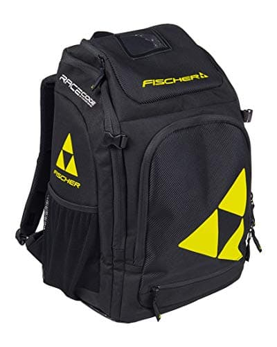 Image of FISCHER Unisex Adult Alpine Race 36 Ski Boot and Helmet Backpack, Black, 36 Litres