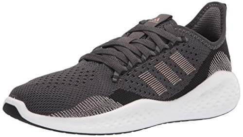 Image of adidas Women's Fluidflow 2.0 Running Shoe, Black/Champagne Metallic/Grey, 8.5