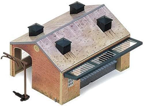 Image of Hornby R8002 OO Gauge Goods Shed - Model Railway Accessories, Miniature Diorama Scenery for Hornby Train Sets - Lifelike Train Goods Shed Model - Scale 1:76