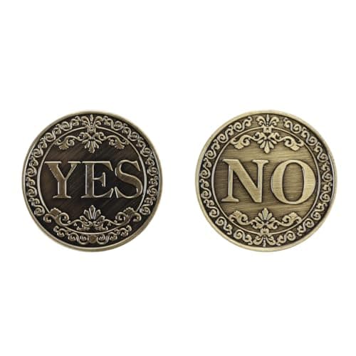 Image of Hoite Yes or No Decision Coin Commemorative Medals Selection Commemorative Coin