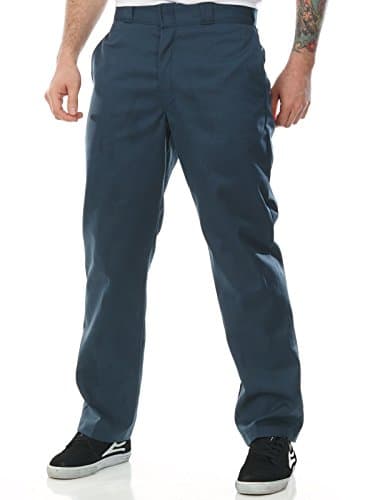 Image of Dickies Men's Original Work Trousers, Air Force Blue, 36W 34L UK