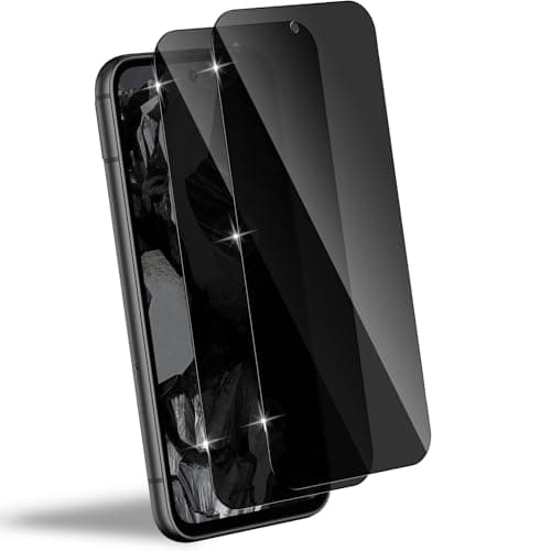 Image of Wonsoso for Google Pixel 8a Screen Protector Privacy, 2 Pack Anti-Spy Tempered Glass Film, 9H Hardness Ultra Resistant [Anti-Shatter][Anti-Scratch] Privacy Protection Film