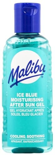 Image of Malibu Sun Ice Blue After Sun Gel, Cooling & Soothing Moisturising Gel for Sun-Soaked Skin, Refreshing Hydrating After Sun Care, 100ml