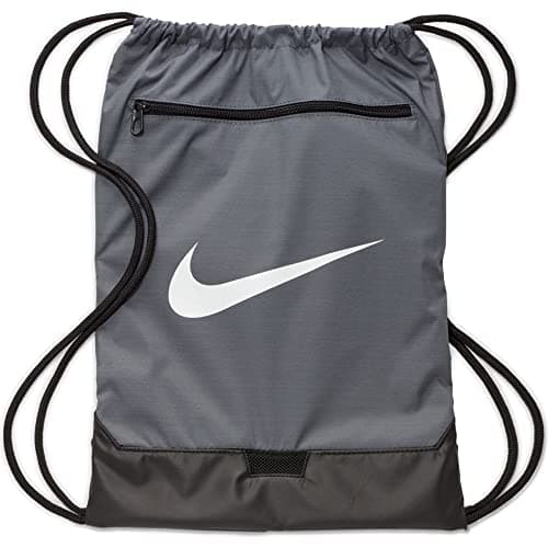 Image of Nike Brasilia Gym Sack - Black/Black/White, MISC