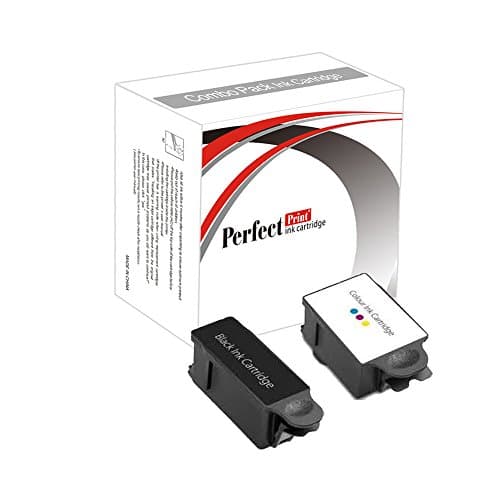 Image of PerfectPrint Compatible Ink Cartridge Replacement ABK10 ACLR10 for Advent A10 AW10 AWP10 (Black/Tri-Colour, 2-Pack)
