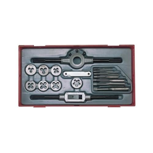 Image of Teng Tray Tap & Die Set 17-PCE TTTTD17 Qty 1 Set