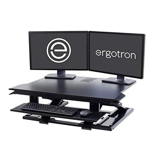 Image of Ergotron WorkFit-TX - Standing desk converter - rectangular - black