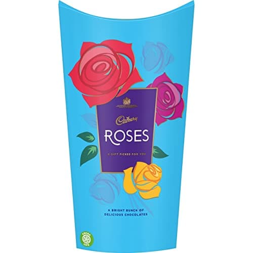 Image of Cadbury Roses Chocolate Gift Carton Assorted Miniature Milk Chocolates, Great for Gifting, 290 g (Pack of 1)