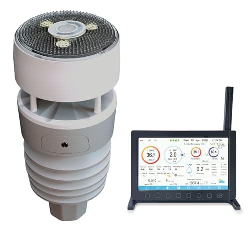 Image of ECOWITT Wittboy Weather Station HP2564, 7 in 1 Wireless Weather Stations with Outdoor Sensors, 7-inch TFT Color Touch Screen Indoor Console Receive Weather Forecast for Home Garden Farm, 868 Mhz
