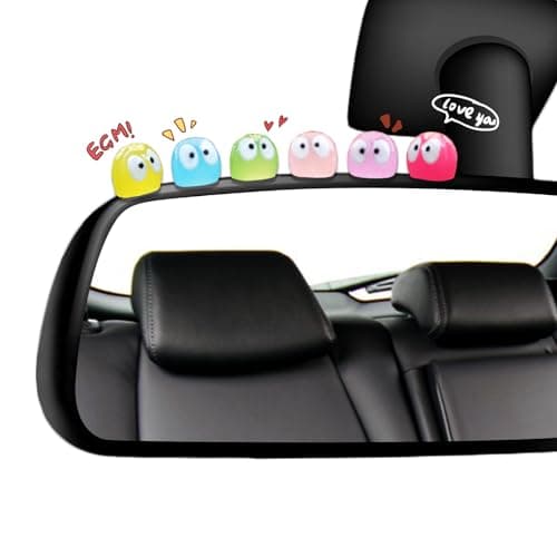 Image of RAPUDA Cute Luminous Soot Sprites,35 Pcs Automotive Interior Decoration Accessories for Car Rearview Mirror and Dashboard,Cute Anime Decor for Home Garden Office,Funny Ornament Gifts(Multicolour)