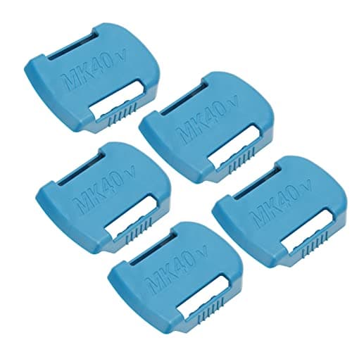 Image of Acouto 5Pcs Battery Holder Portable Power Tool Battery Storage Rack with Countersunk Screw Holes for 40V Lithium Install and Is Screw Li Ion HolderLi Ion Mount
