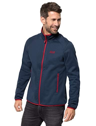 Image of Jack Wolfskin Men Hydro Fleece Jacket - Dark Indigo, Size 2