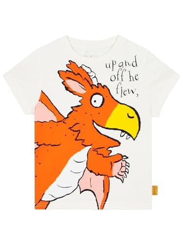 Image of Zog T Shirt | Boys' T-Shirts | Julia Donaldson Books Boys Tshirt | White 4-5 Years