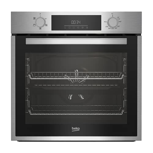 Image of Beko Electric Single Oven with Steam Cleaning and Digital Timer - Stainless Steel