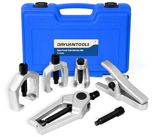 Image of DAYUAN 5pcs Professional Front End Service Tool Kit, Pitman Arm Puller, Ball Joint Separator Tie Rod Remover Tool