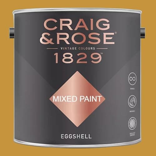 Image of Paint Stop CRAIG & ROSE 1829 EGGSHELL FRENCH OCHRE 2.5L