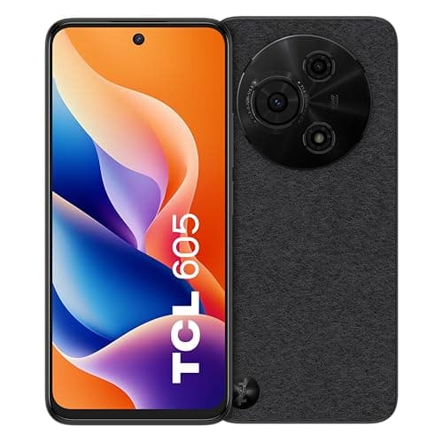 Image of TCL 605 4G 6.7'' Smartphone 4GB RAM 128GB Unlocked Dual SIM-Free - Black A