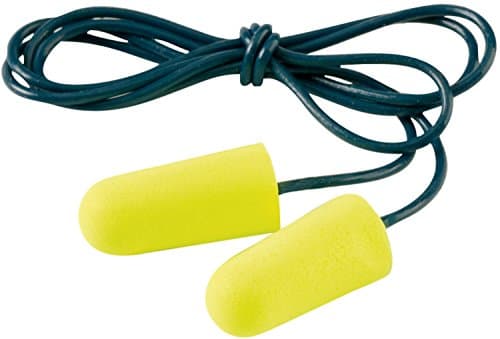 Image of 3M E-A-R Soft Yellow Neon Earplugs ES-01-005, 36 dB, Corded - Foam plugs with vinyl cord for high hearing protection and comfort - 1x 2000 Pairs